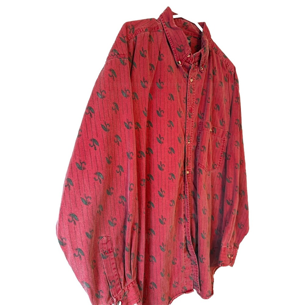 Vintage Revenge Shirtmakers Preppy Faded Button Down Size XL/XXL - Picture 5 of 11